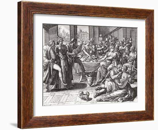 Debauchery and Licentiousness in the 16th Century-null-Framed Giclee Print