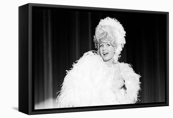 Debbie Reynolds Acting as Zsa Zsa Gabor, 1965-John Dominis-Framed Premier Image Canvas