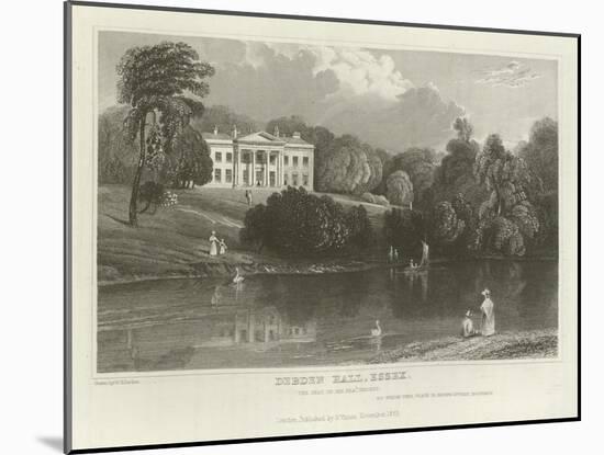 Debden Hall, Essex, the Seat of Sir Francis Vincent-William Henry Bartlett-Mounted Giclee Print