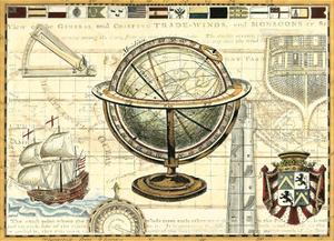 Nautical Map II by Deborah Bookman