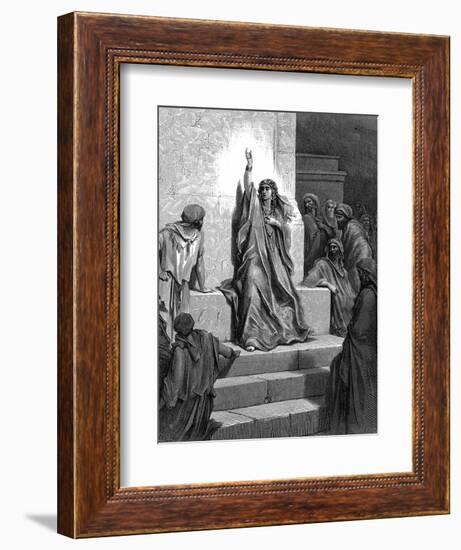 Deborah, Hebrew Prophetess and Judge, 1866-Gustave Doré-Framed Giclee Print