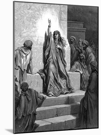 Deborah, Hebrew Prophetess and Judge, 1866-Gustave Doré-Mounted Giclee Print