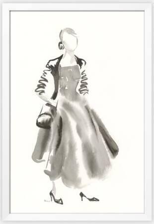 Fashion Drawings & Illustrations Wall Art, Framed Artwork, & Canvases - Buy  Online | Art.com