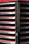 USA, Palouse, Washington State. Chrome grille on a red antique truck in the Palouse.-Deborah Winchester-Photographic Print
