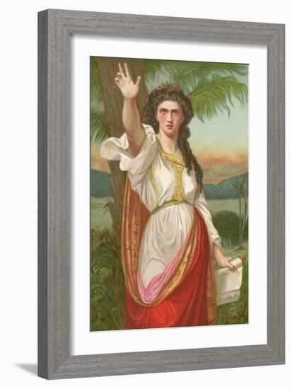 Deborah-Charles Landelle-Framed Giclee Print