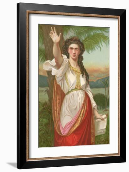 Deborah-Charles Landelle-Framed Giclee Print