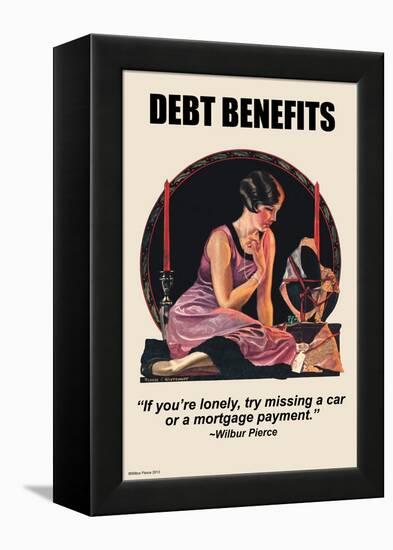 Debt Benefits-Wilbur Pierce-Framed Stretched Canvas