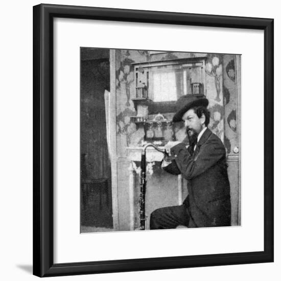 Debussy Photo-Pierre Louys-Framed Photographic Print