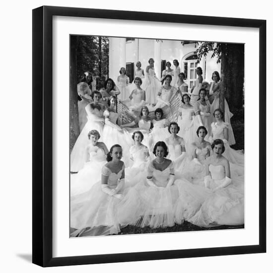 Debutants at Summer Party-Lisa Larsen-Framed Photographic Print