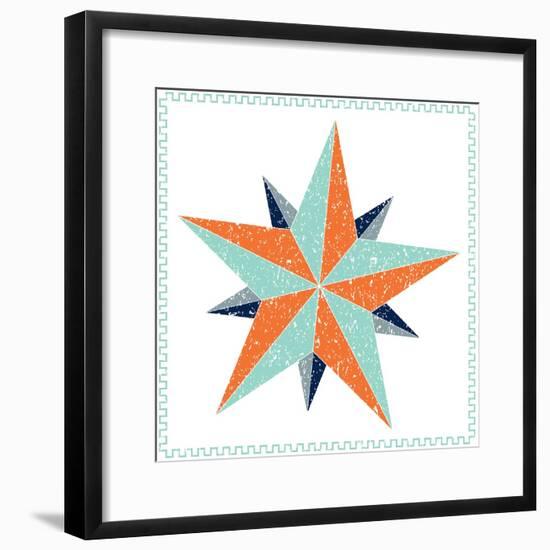 Decagram Star-Jeffrey Cadwallader-Framed Art Print