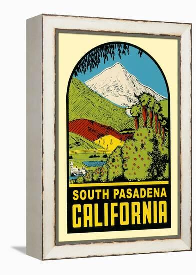 Decal of South Pasadena, California-null-Framed Stretched Canvas