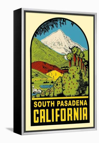 Decal of South Pasadena, California-null-Framed Stretched Canvas