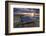 Decaying Fishing Boat on Holy Island at Dawn, with Lindisfarne Castle Beyond, Northumberland-Adam Burton-Framed Photographic Print