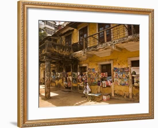 Decaying House in Panaji Formerly Known as Panjim, Goa, India-Robert Harding-Framed Photographic Print