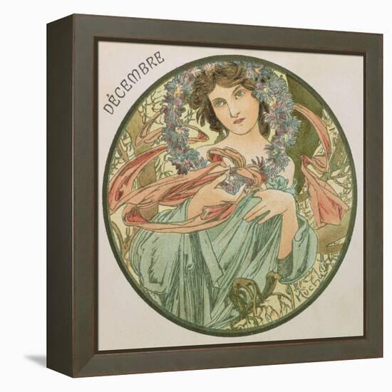 December, 1899 (Detail)-Alphonse Mucha-Framed Premier Image Canvas