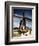 December 1946: a Herder with His Cattle Oxen in Front of an Old Windmill in Barbados-Eliot Elisofon-Framed Photographic Print