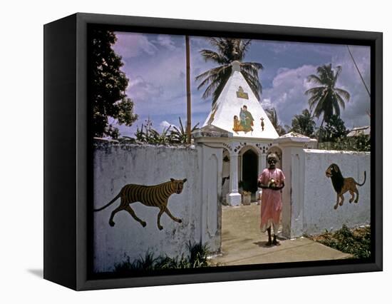 December 1946: a Hindu Temple on the Outskirts of Port Au Prince, Haiti-Eliot Elisofon-Framed Premier Image Canvas