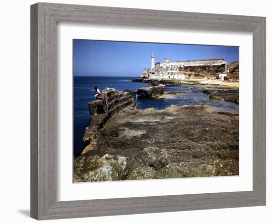 December 1946: a Ship Channel Connecting the Gulf of Mexico and Havana Harbor, Cuba-Eliot Elisofon-Framed Photographic Print