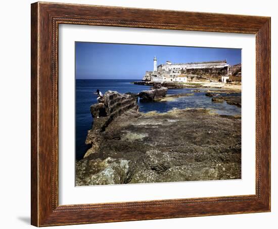 December 1946: a Ship Channel Connecting the Gulf of Mexico and Havana Harbor, Cuba-Eliot Elisofon-Framed Photographic Print