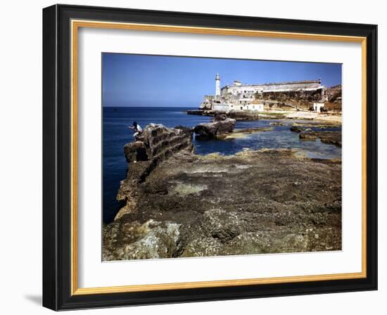 December 1946: a Ship Channel Connecting the Gulf of Mexico and Havana Harbor, Cuba-Eliot Elisofon-Framed Photographic Print