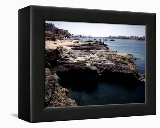 December 1946: a Ship Channel Connecting the Gulf of Mexico and Havana Harbor, Cuba-Eliot Elisofon-Framed Premier Image Canvas