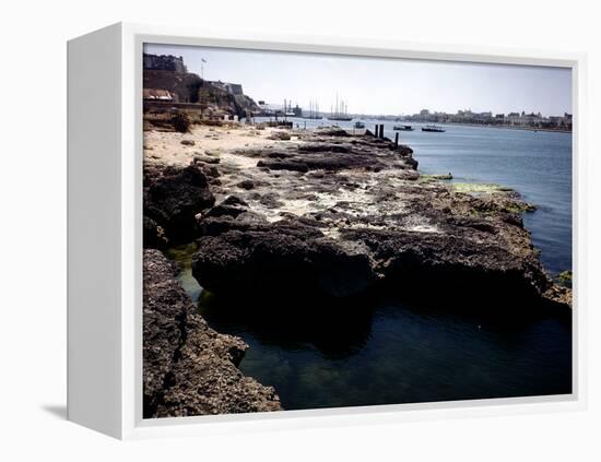 December 1946: a Ship Channel Connecting the Gulf of Mexico and Havana Harbor, Cuba-Eliot Elisofon-Framed Premier Image Canvas