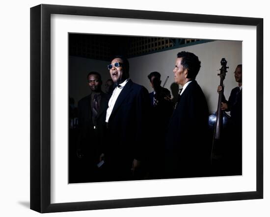 December 1946: a Unidentified Calypso Band in the West Indies-Eliot Elisofon-Framed Photographic Print