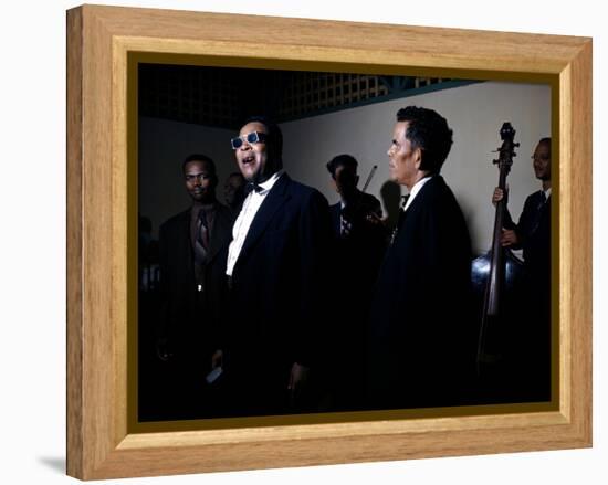 December 1946: a Unidentified Calypso Band in the West Indies-Eliot Elisofon-Framed Premier Image Canvas