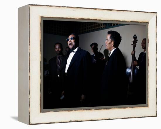 December 1946: a Unidentified Calypso Band in the West Indies-Eliot Elisofon-Framed Premier Image Canvas