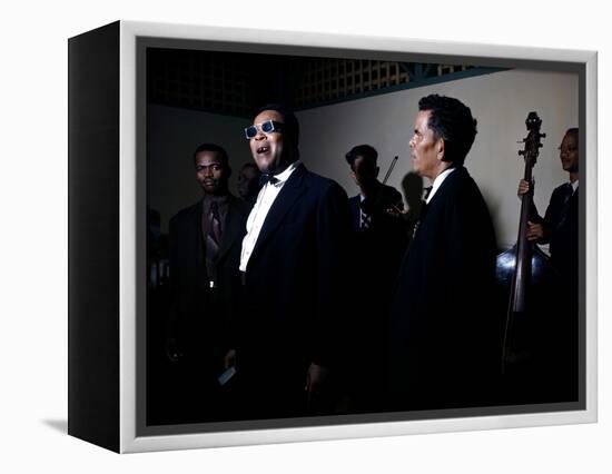 December 1946: a Unidentified Calypso Band in the West Indies-Eliot Elisofon-Framed Premier Image Canvas