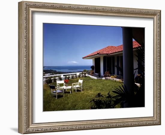 December 1946: Hotel La Citadelle in Port Au Prince, Haiti-Eliot Elisofon-Framed Photographic Print