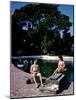 December 1946: Swimmers Relaxing by the Pool at Shaw Park Resort Hotel in Ocho Rios, Jamaica-Eliot Elisofon-Mounted Photographic Print