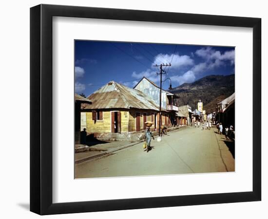 December 1946: Town of Cap Haitien, Haiti-Eliot Elisofon-Framed Photographic Print