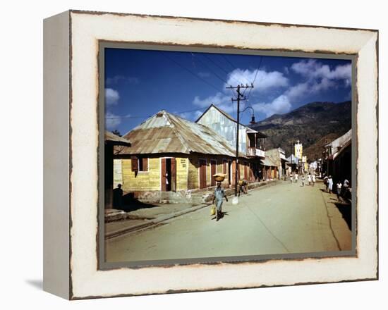 December 1946: Town of Cap Haitien, Haiti-Eliot Elisofon-Framed Premier Image Canvas