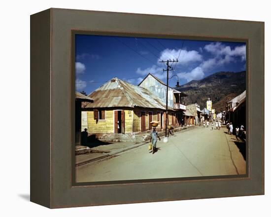 December 1946: Town of Cap Haitien, Haiti-Eliot Elisofon-Framed Premier Image Canvas