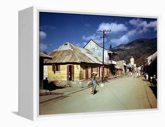 December 1946: Town of Cap Haitien, Haiti-Eliot Elisofon-Framed Premier Image Canvas