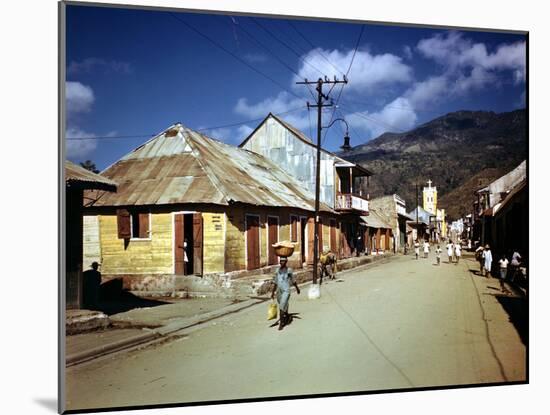December 1946: Town of Cap Haitien, Haiti-Eliot Elisofon-Mounted Photographic Print