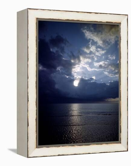 December 1946: View of Montego Bay in Jamaica During a Late Afternoon Storm-Eliot Elisofon-Framed Premier Image Canvas