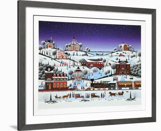 December 24th-Nicky Watanabe-Framed Serigraph