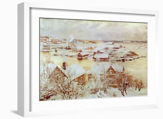 December Day-Albert Edelfelt-Framed Giclee Print