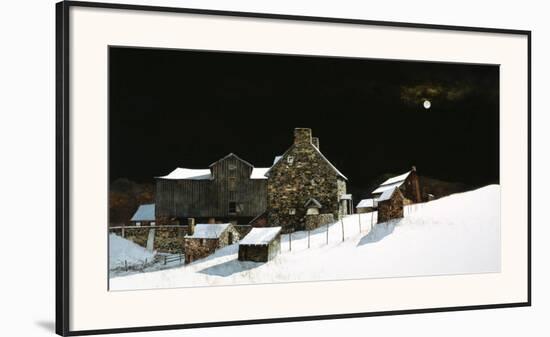 December Moonrise-Peter Sculthorpe-Framed Art Print