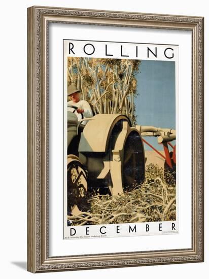 December - Rolling-Harold Sandys Williamson-Framed Giclee Print