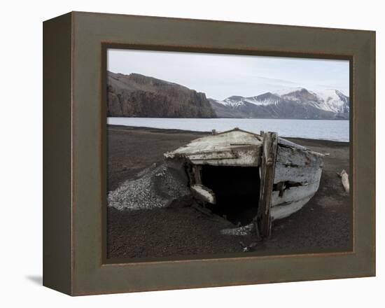 Deception Island, South Shetlands, Antarctic, Polar Regions-Thorsten Milse-Framed Premier Image Canvas