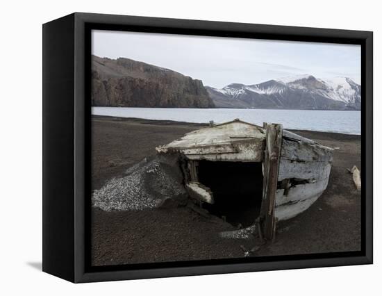 Deception Island, South Shetlands, Antarctic, Polar Regions-Thorsten Milse-Framed Premier Image Canvas