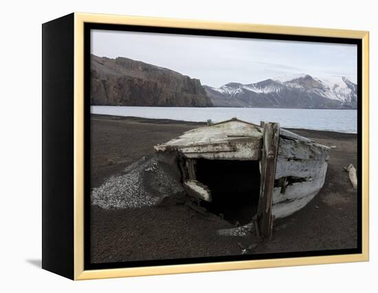 Deception Island, South Shetlands, Antarctic, Polar Regions-Thorsten Milse-Framed Premier Image Canvas