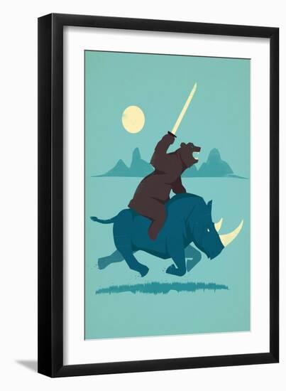 Decider-Jay Fleck-Framed Art Print