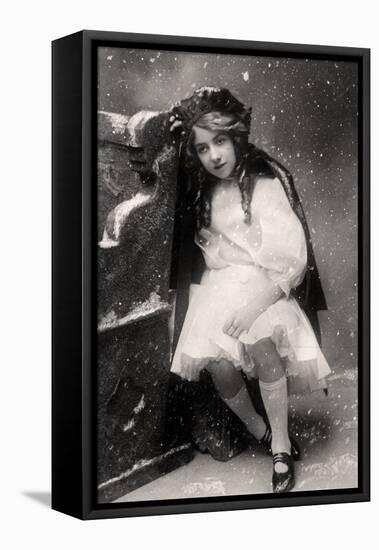 Decima Brooke in Little Red Riding Hood, 1907-null-Framed Premier Image Canvas