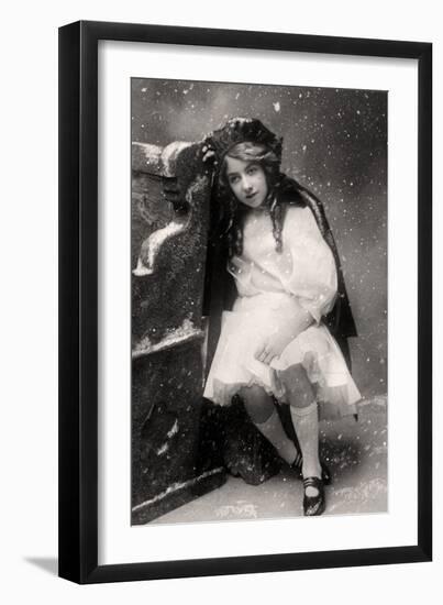 Decima Brooke in Little Red Riding Hood, 1907-null-Framed Photographic Print