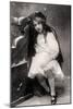 Decima Brooke in Little Red Riding Hood, 1907-null-Mounted Photographic Print