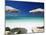 Deck Chairs and Tropical Beach, Maldives, Indian Ocean, Asia-Sakis Papadopoulos-Mounted Photographic Print